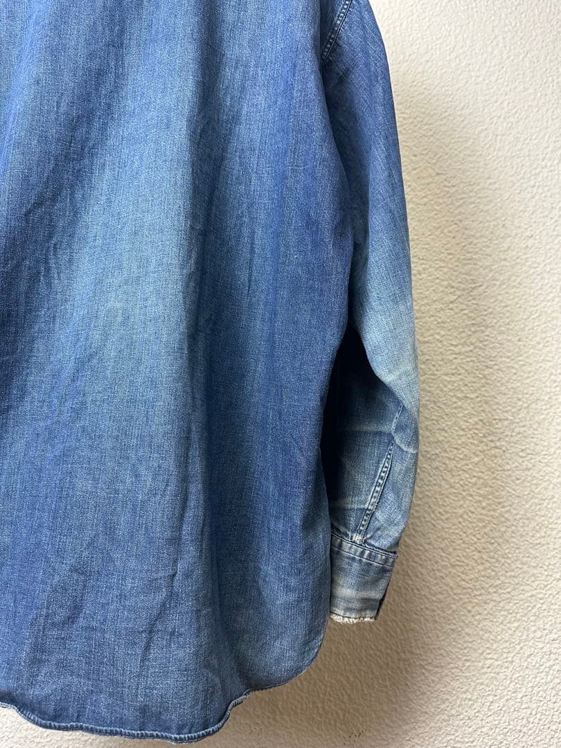 トップス Double RL 90s Denim L/S Shirt
