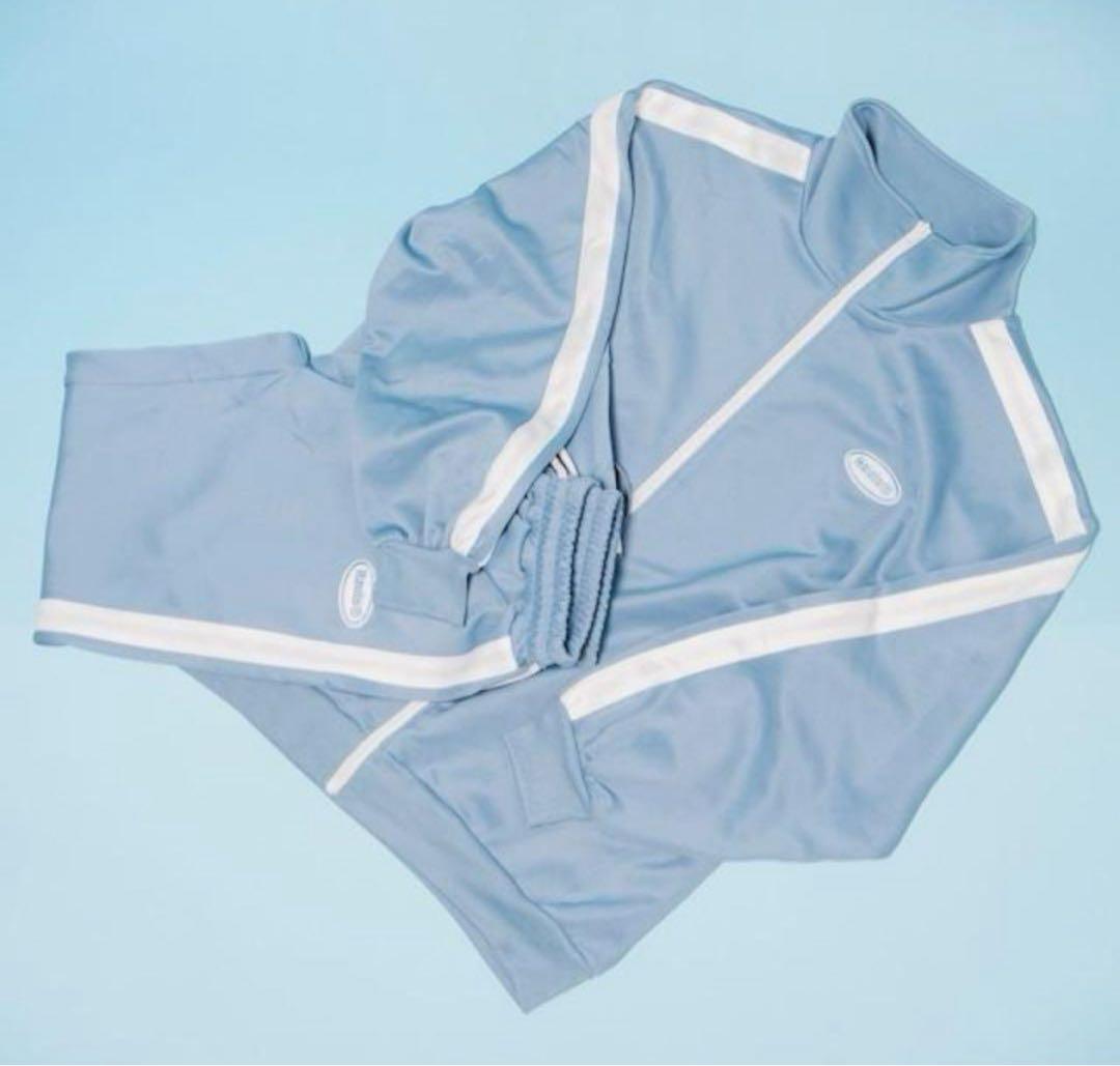 【本日限りのお値下げ品】hauls セットアップ　はうき　サックスブルー