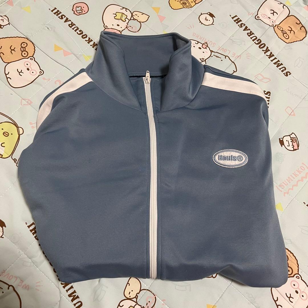 【本日限りのお値下げ品】hauls セットアップ　はうき　サックスブルー