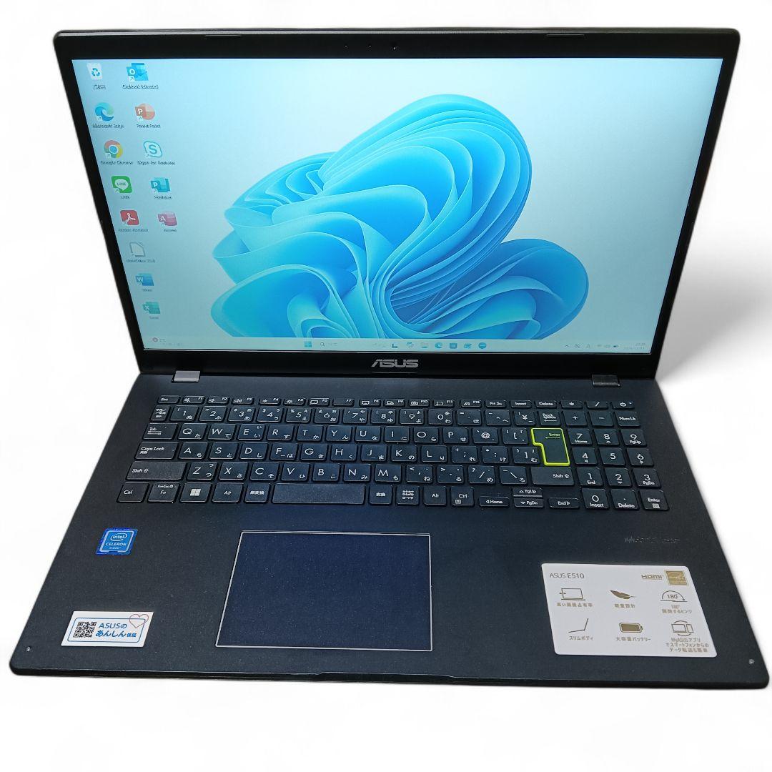 【美品】ASUS 爆速NVMe256 　Office2019 ノートパソコン