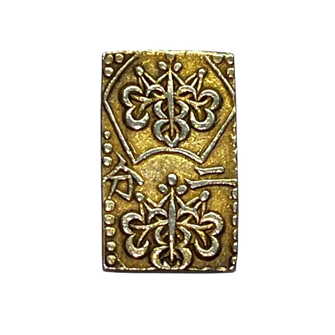 能*ー様 二分判金 古銭 二分金 金貨 江戸〜明治期　重さ2.95g