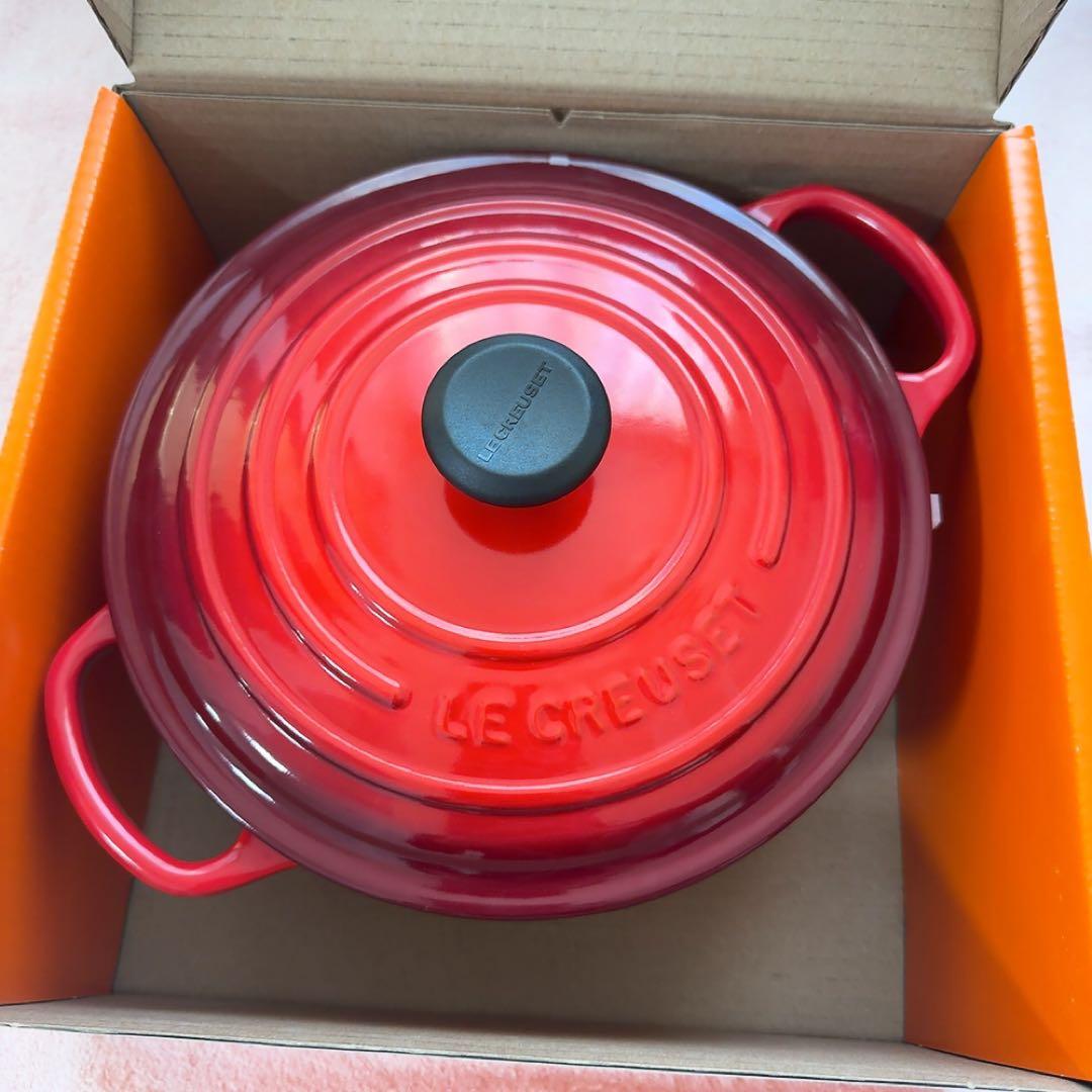 LE CREUSET チェリー 22cm キャセロール ル・クルーゼ　鍋