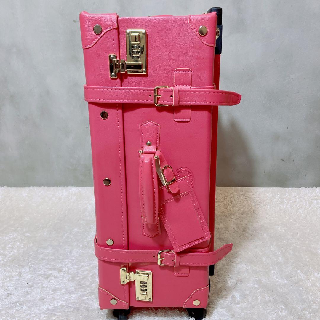 人気✨ユーラシアトランク　ショッキングピンク　機内持ち込み　キャリーケース