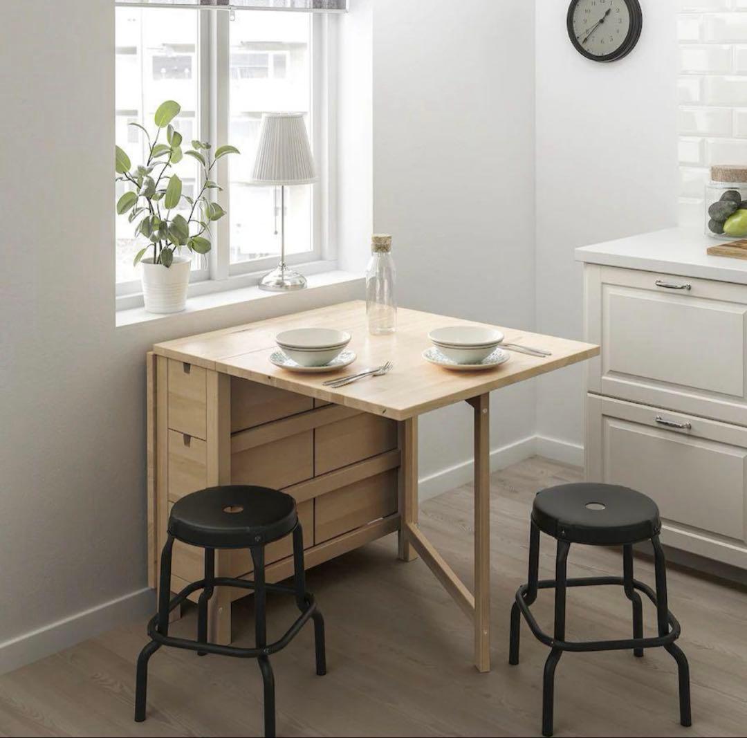 IKEA 折り畳みダイニングテーブル ノールデン