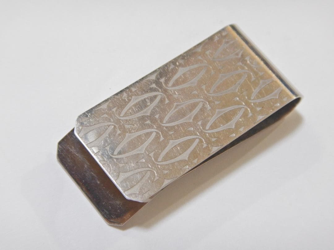 Cartier カルティエ マネークリップ マストライン サントス シルバー