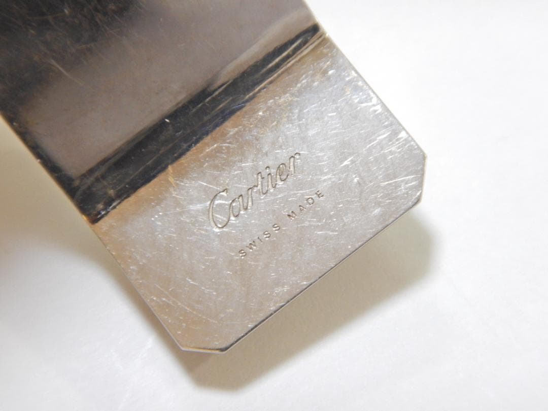 Cartier カルティエ マネークリップ マストライン サントス シルバー