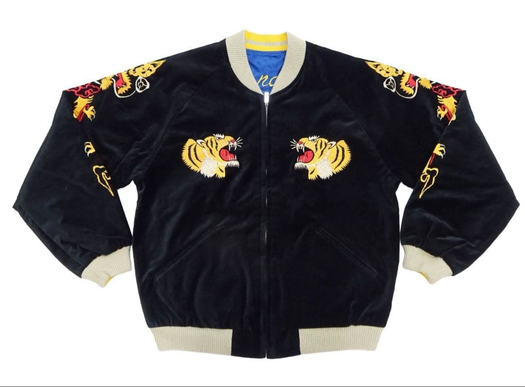 2026年1月2日完売 テーラー東洋 スカジャン 別珍 金色龍 & 金色虎 XL