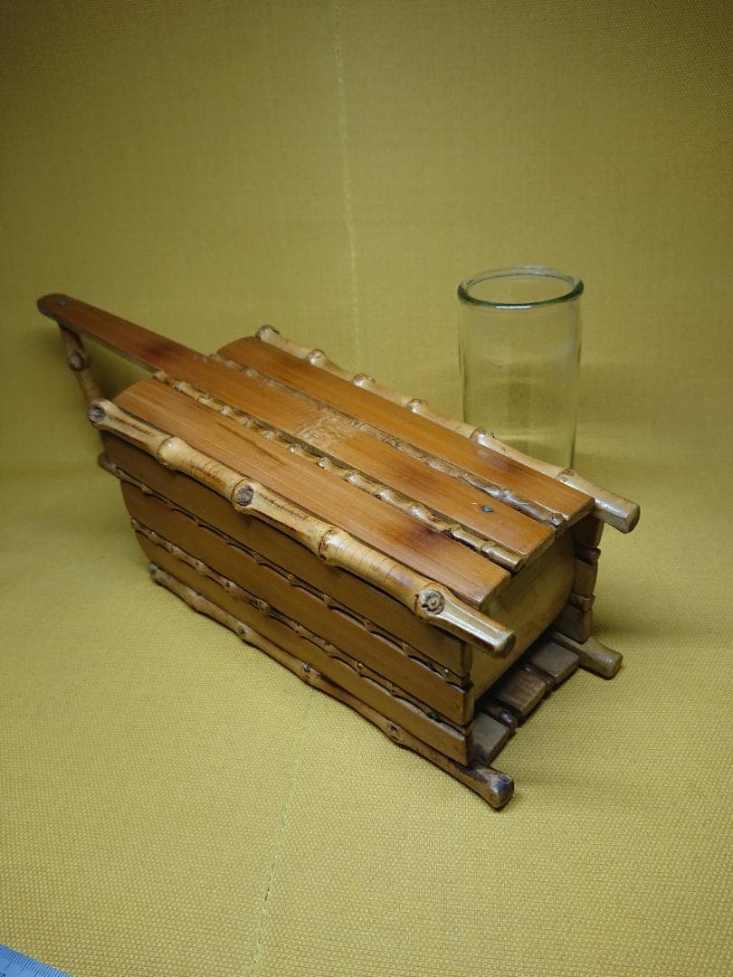 花器　竹細工　華道　茶道　オブジェ　置物　インテリア　工芸品　美術品　A1572
