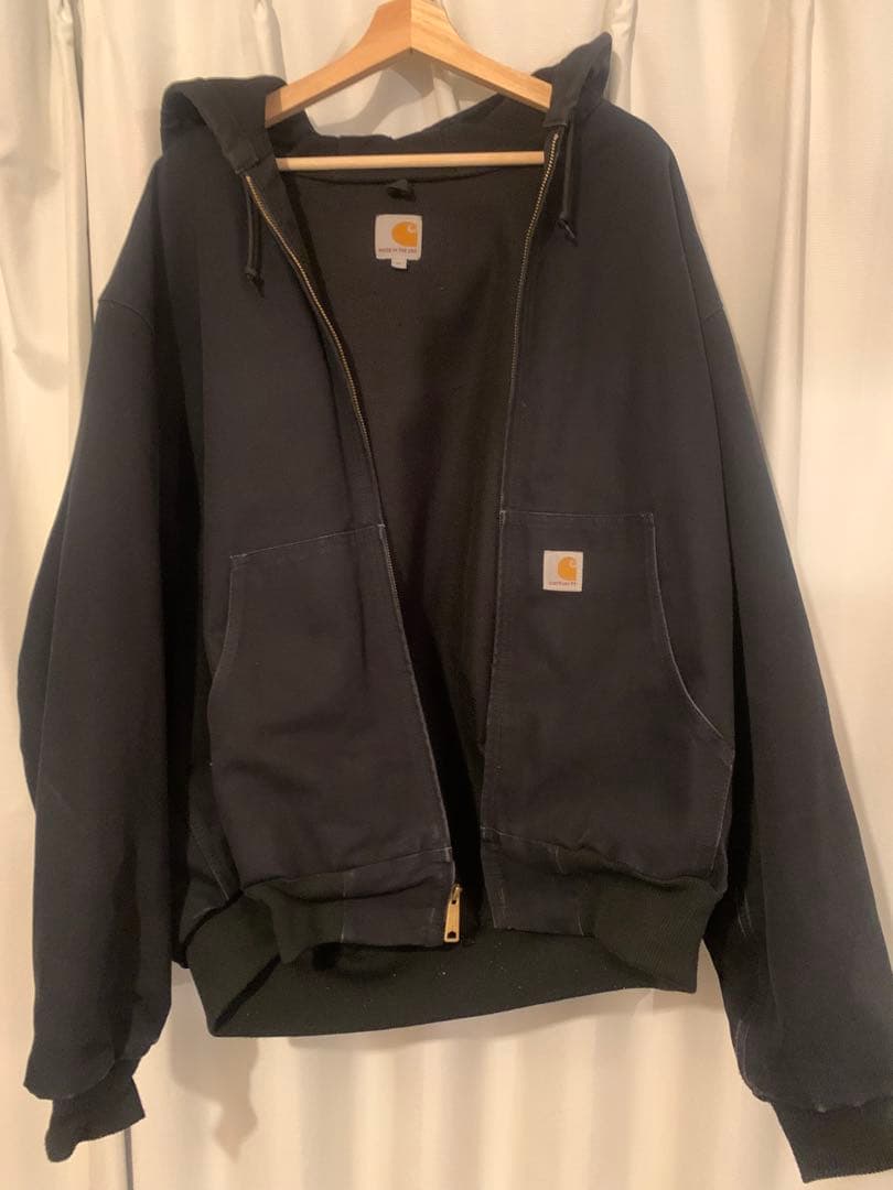 ‼️希少USA XLサイズ‼️carhartt アクティブジャケット　内サーマル生地