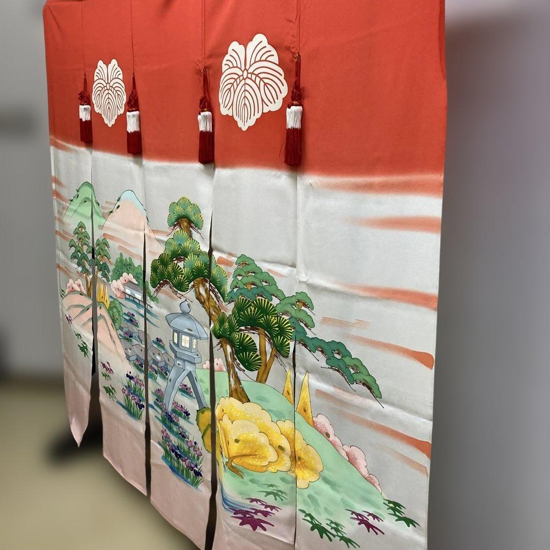 花嫁のれん　庭　灯篭　山　松