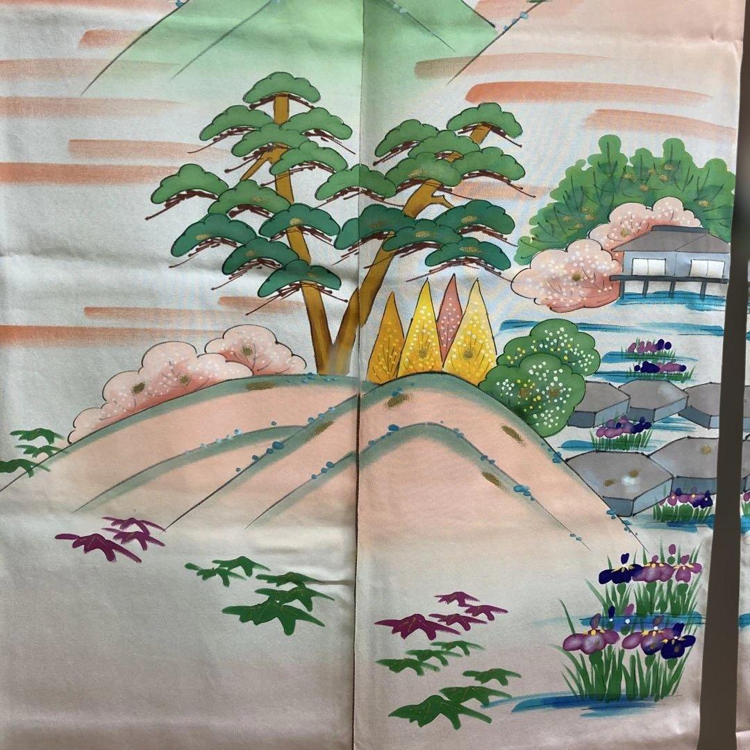 花嫁のれん　庭　灯篭　山　松