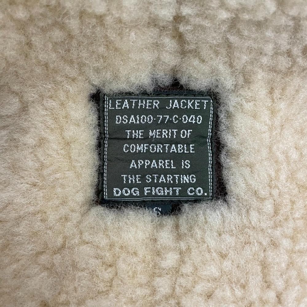 ◆DOG FIGHT フライト ジャケット ムートン 01021
