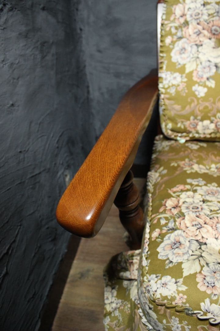 首都圏送無料〜穂高約40万　極上プリーツスカート3人掛け　オリーブグリーン