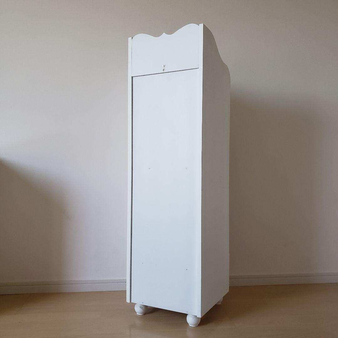 プリンセスオープンラック②/ホワイトラック/収納棚/デスク横棚