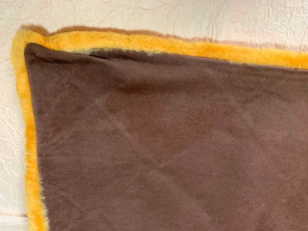 超美品ロフテー上質リアルムートンカーペットソファラグオーストラリア産羊毛辛子色②