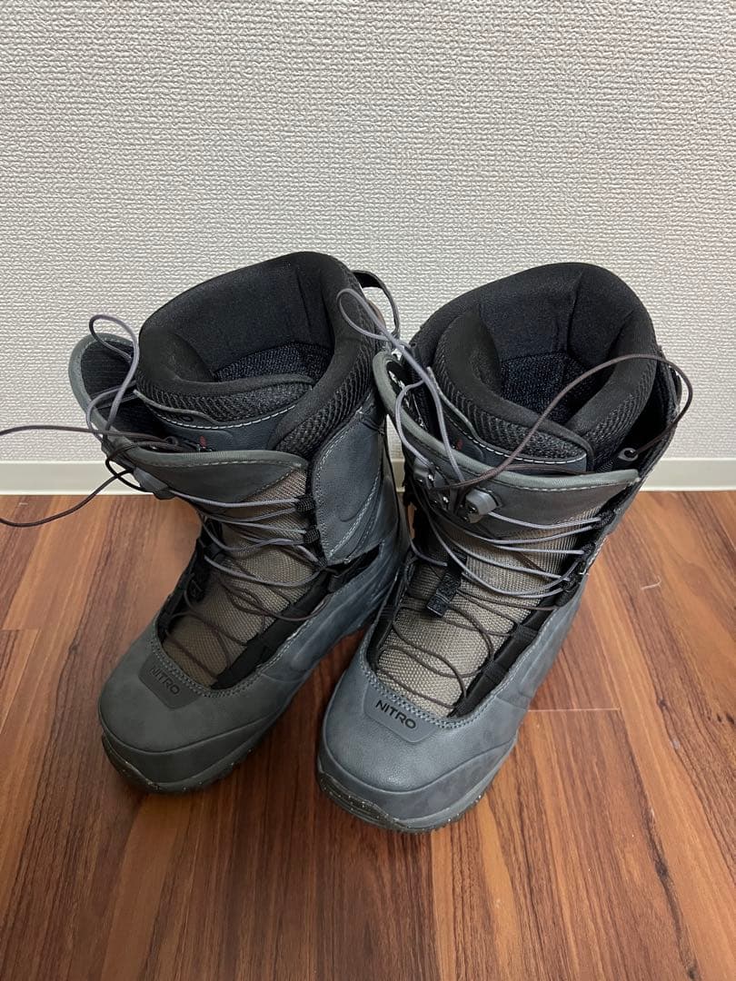 美品　NITRO TEAM TLS スノーボード　ブーツ 26cm グレー