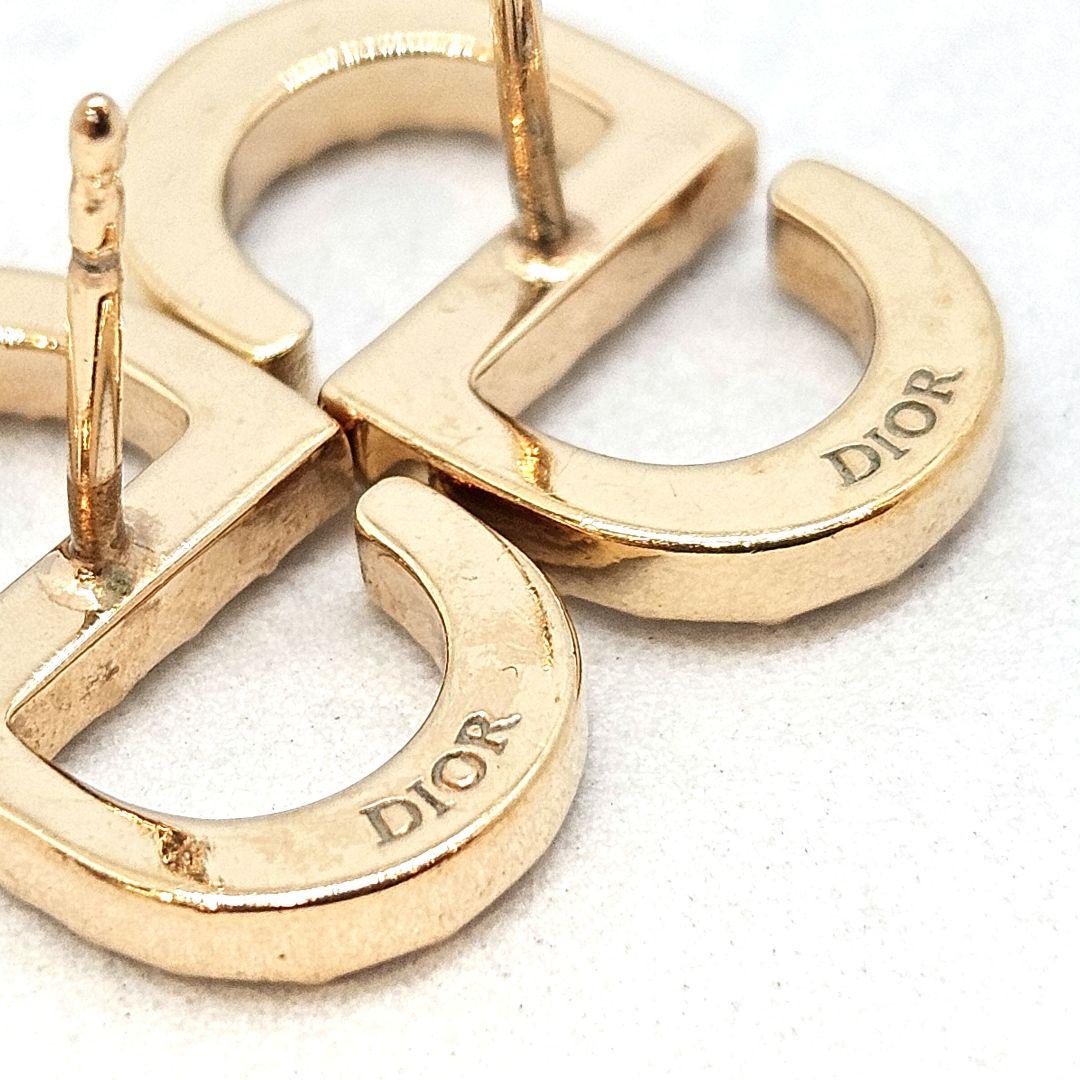 Dior ディオール PETIT CD スタッド ピアス メタル＆クリスタル