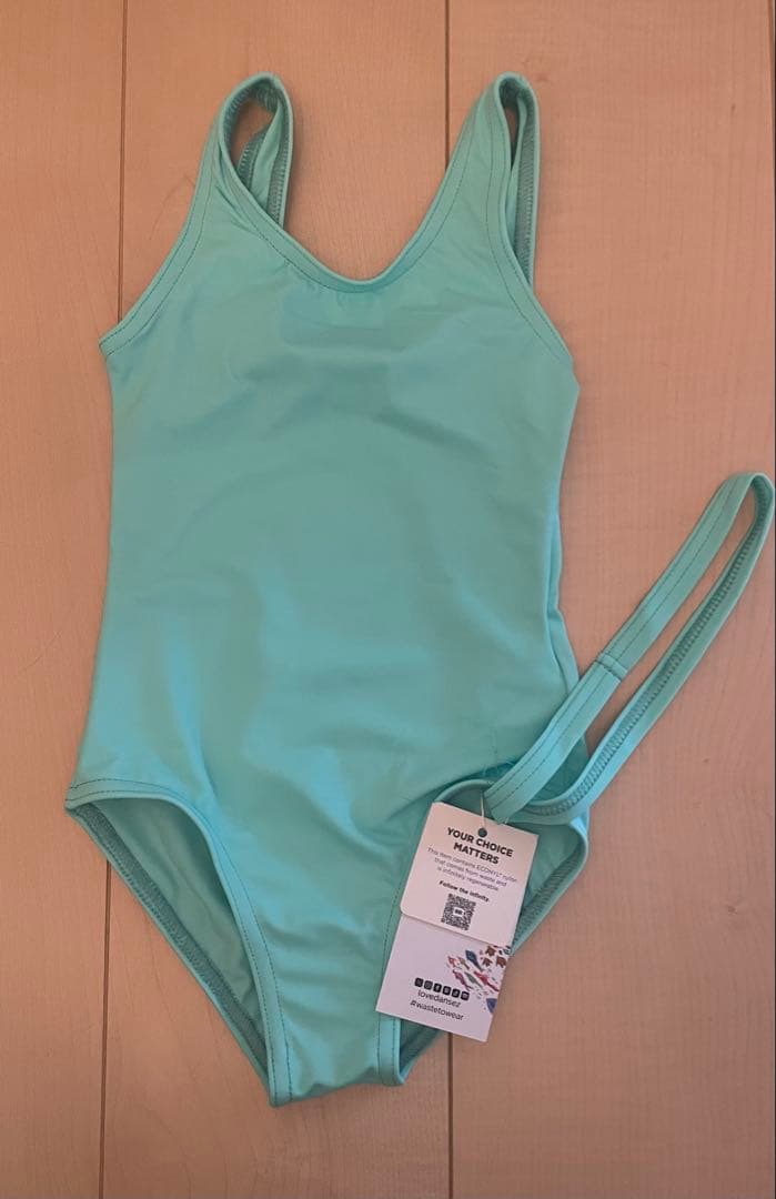 DANSEZ ダンス用レオタード 5-6歳 ミントグリーン