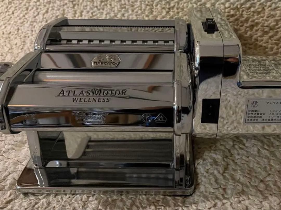 ATLASMOTOR WELLNESS 電動パスタマシンイタリア製。