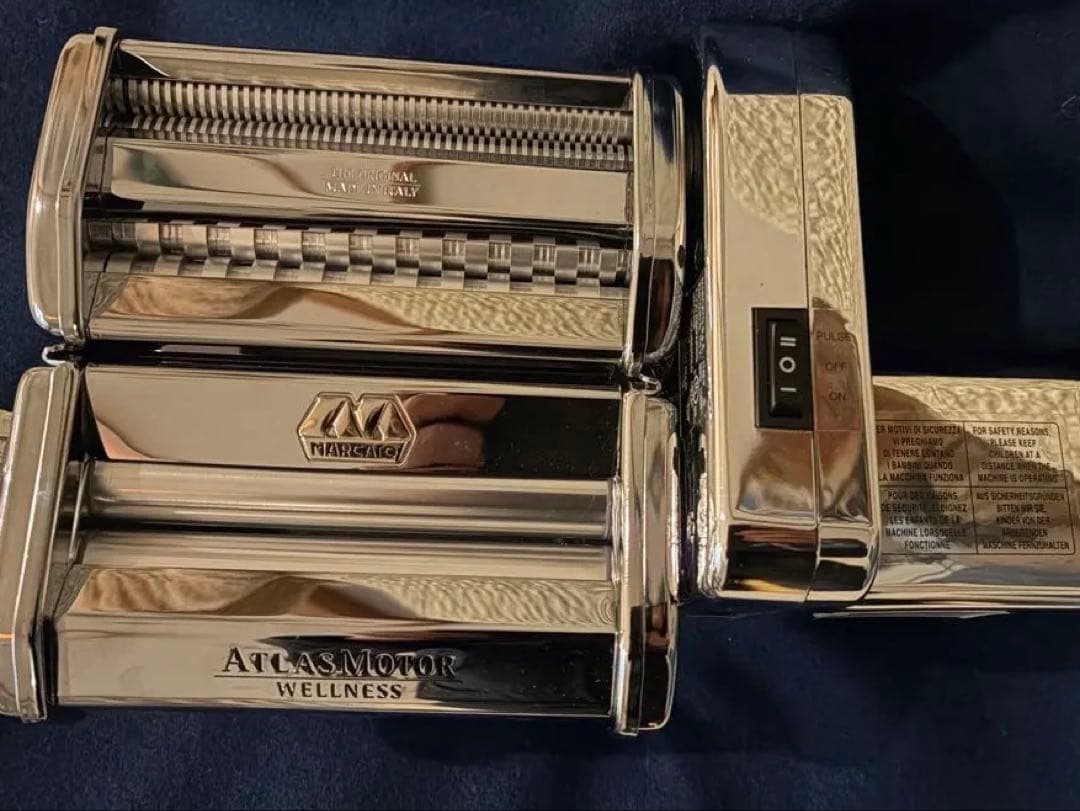 ATLASMOTOR WELLNESS 電動パスタマシンイタリア製。