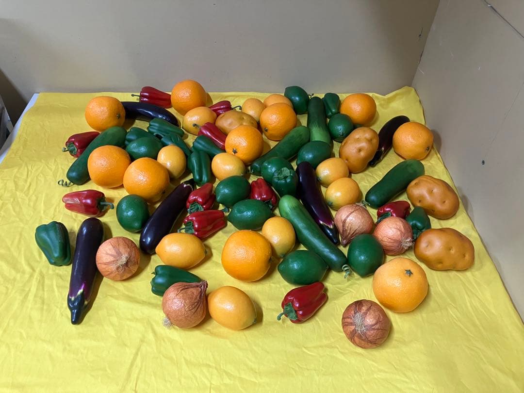 プラスチック製装飾用野菜・果物セット