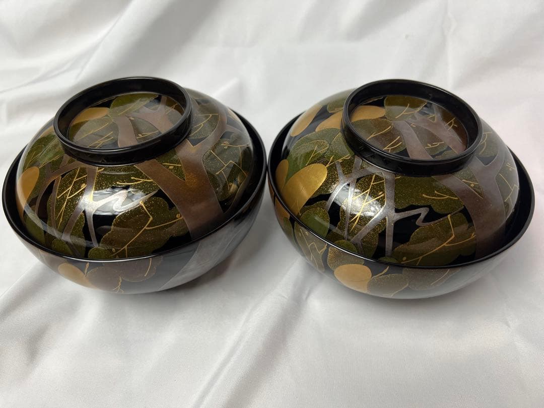 輪島塗 慶塚作　煮物　2点　②