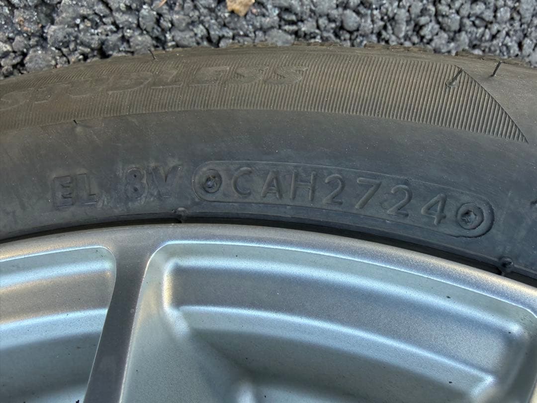 BLIZZAK VRX2 155/65R14 4本セット　アルミホイール付き