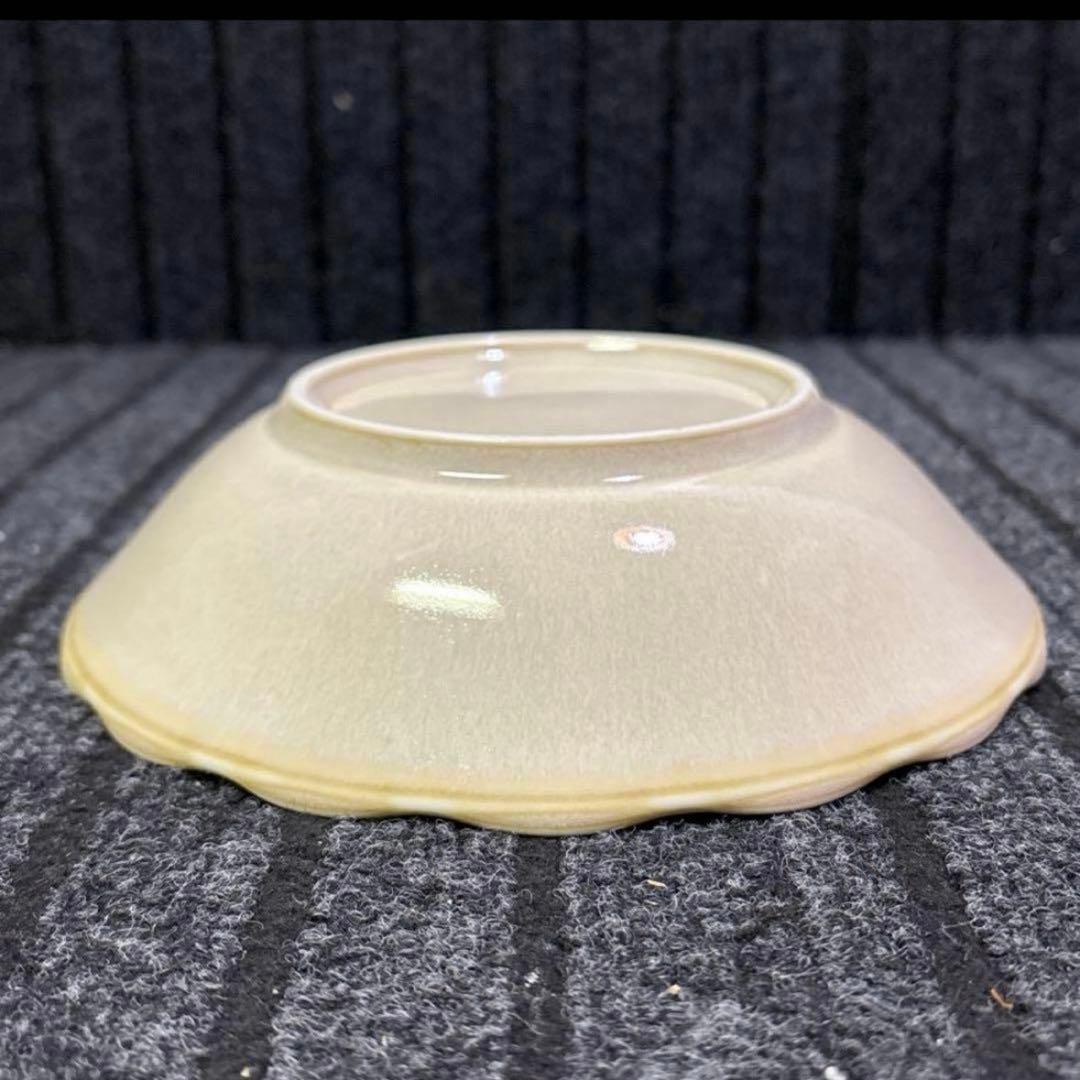 Liccaさん専用 アウトレット美濃焼クリームナマコ釉 5.5浅鉢