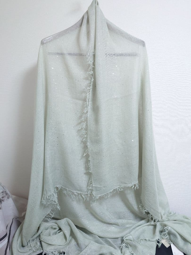 ファリエロ サルティ　Faliero Sarti　ストール　正方形　スパンコール