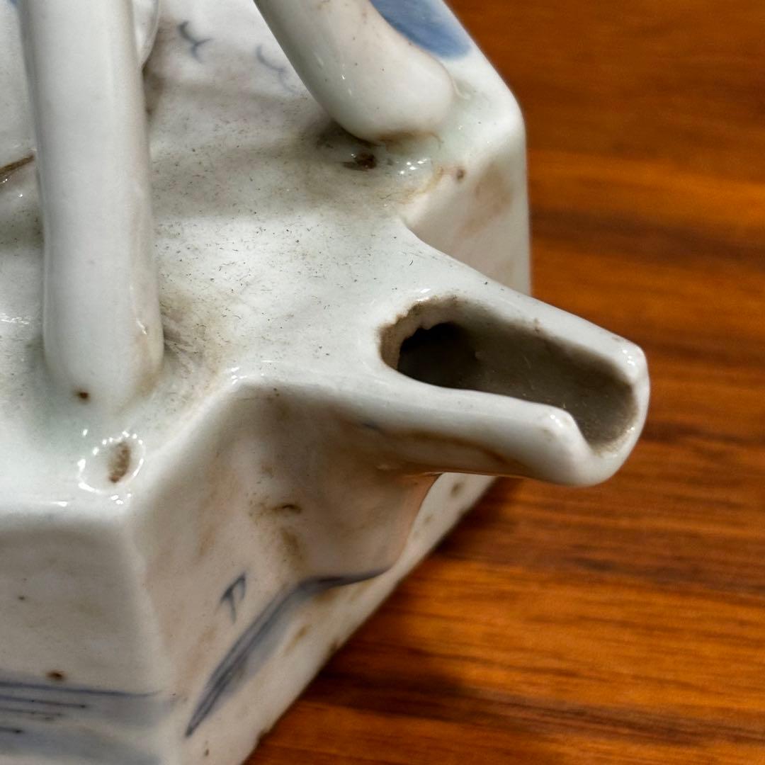 中国　古染　水注　中国で購入