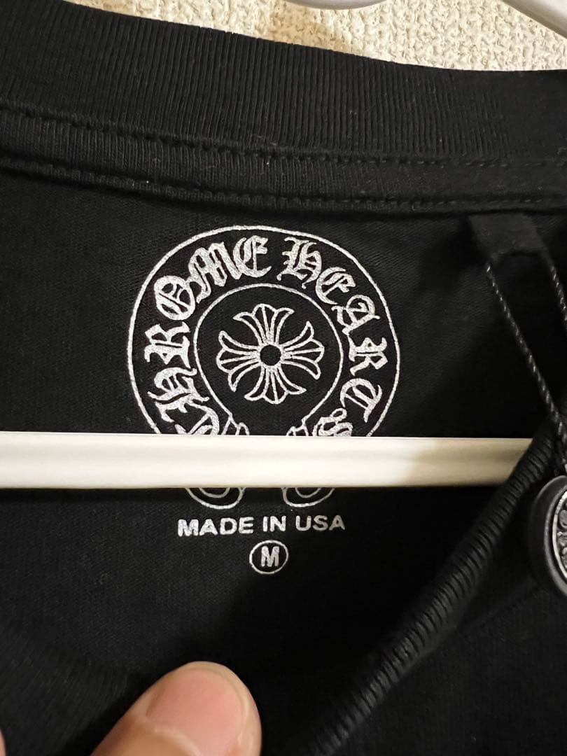 u*6様 Chrome Hearts ロゴプリント Tシャツ