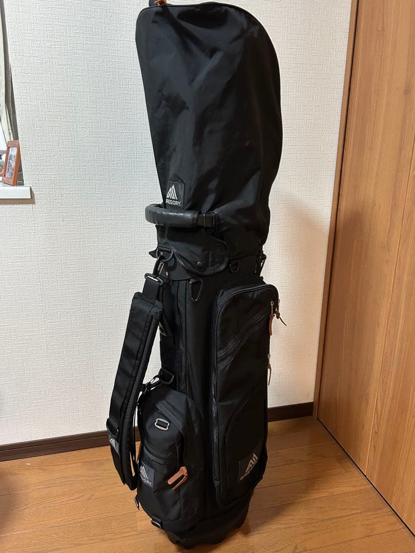 GREGORY ゴルフバッグ 黒 スタンド付き