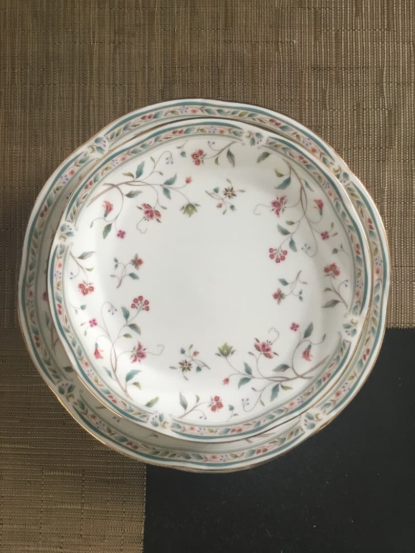 Noritake 花柄皿 日本製