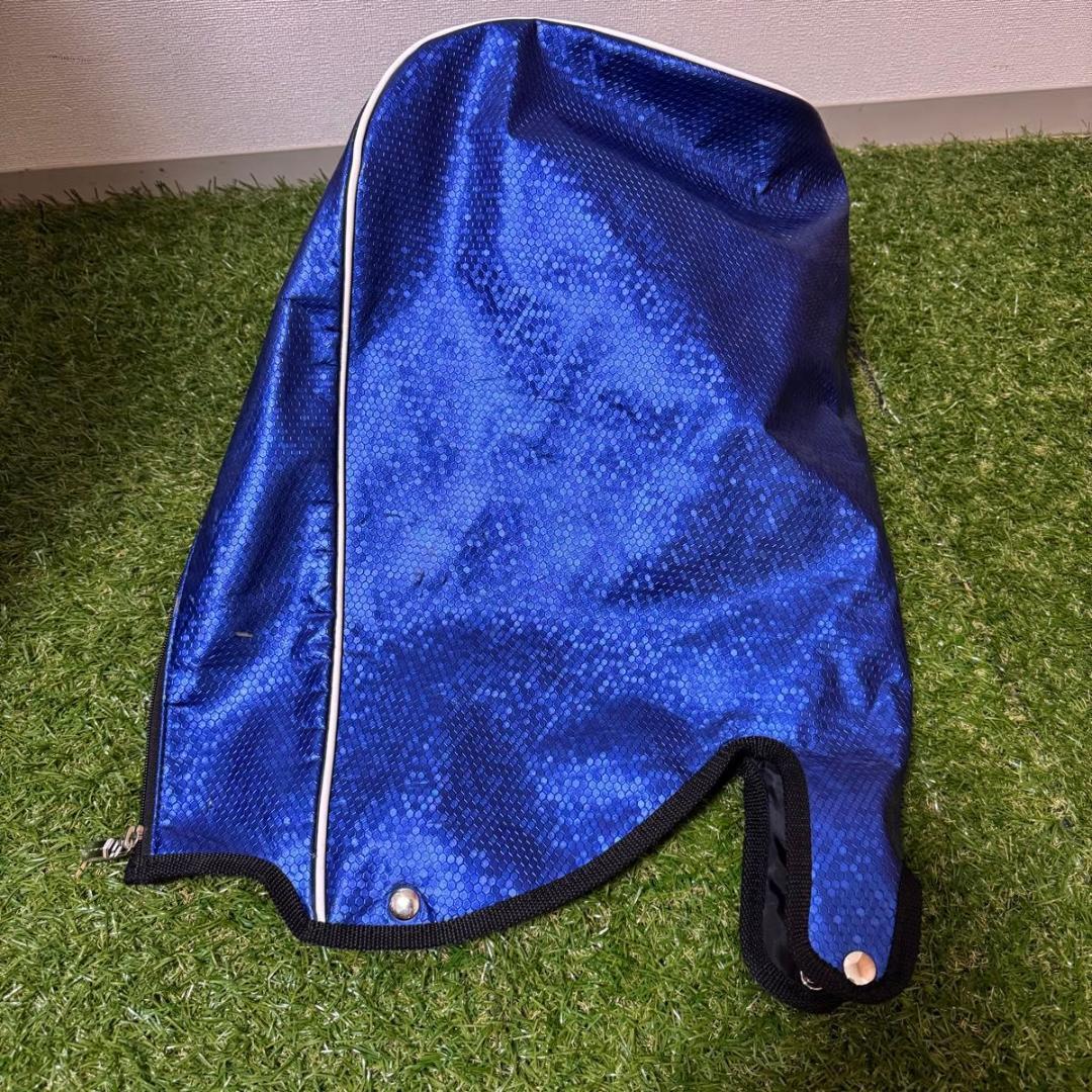 USTマミヤ 2024年 LINQ スタンド式 キャディバッグ ブルー 8.5型