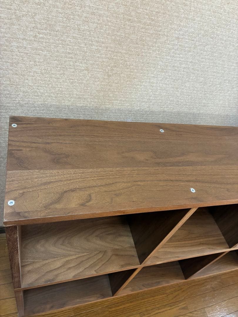 ■送料込■無印良品 スタッキングシェルフ 5×2 木製家具 棚 ラック収納