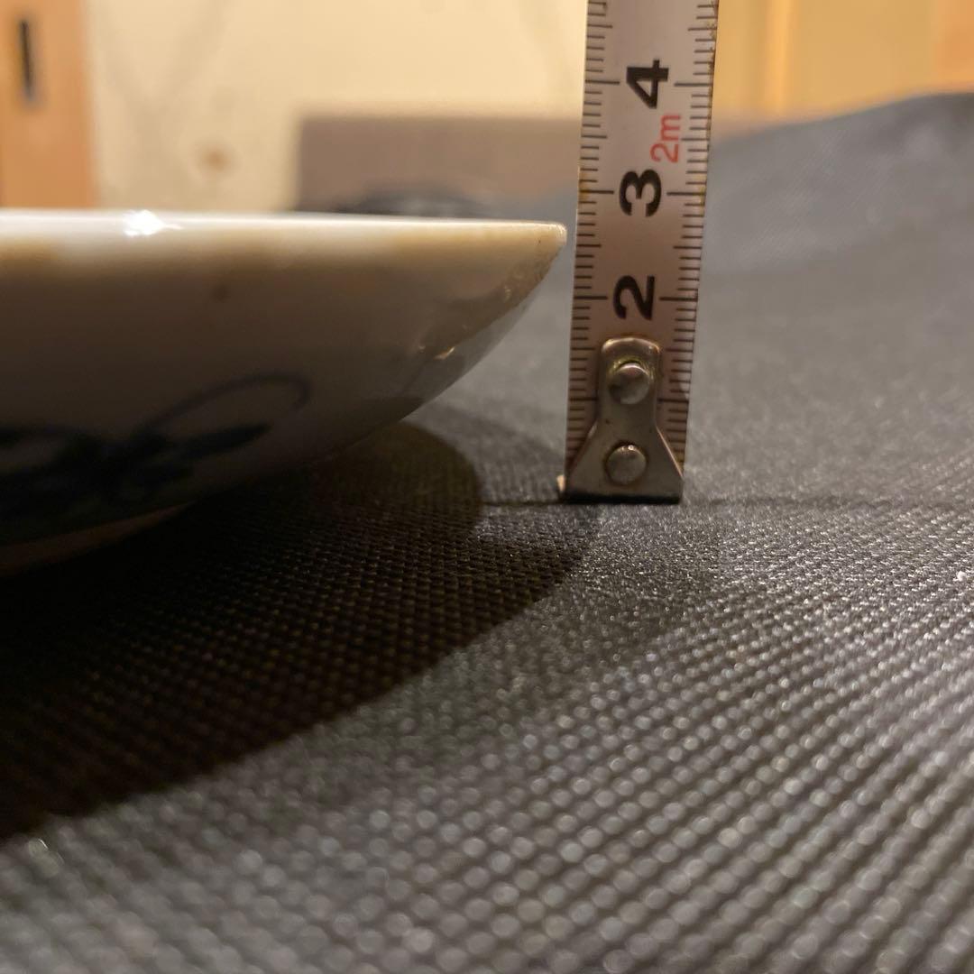骨董品　南京赤絵中皿 5枚揃