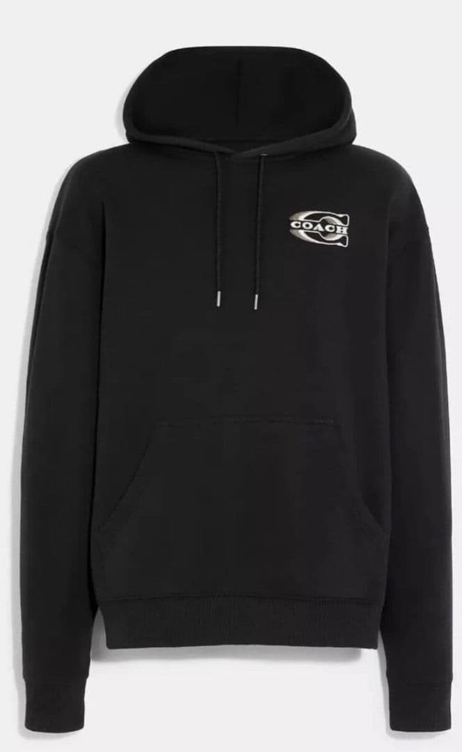 【新品未使用】コーチ　パーカー　ブラック L　COACH