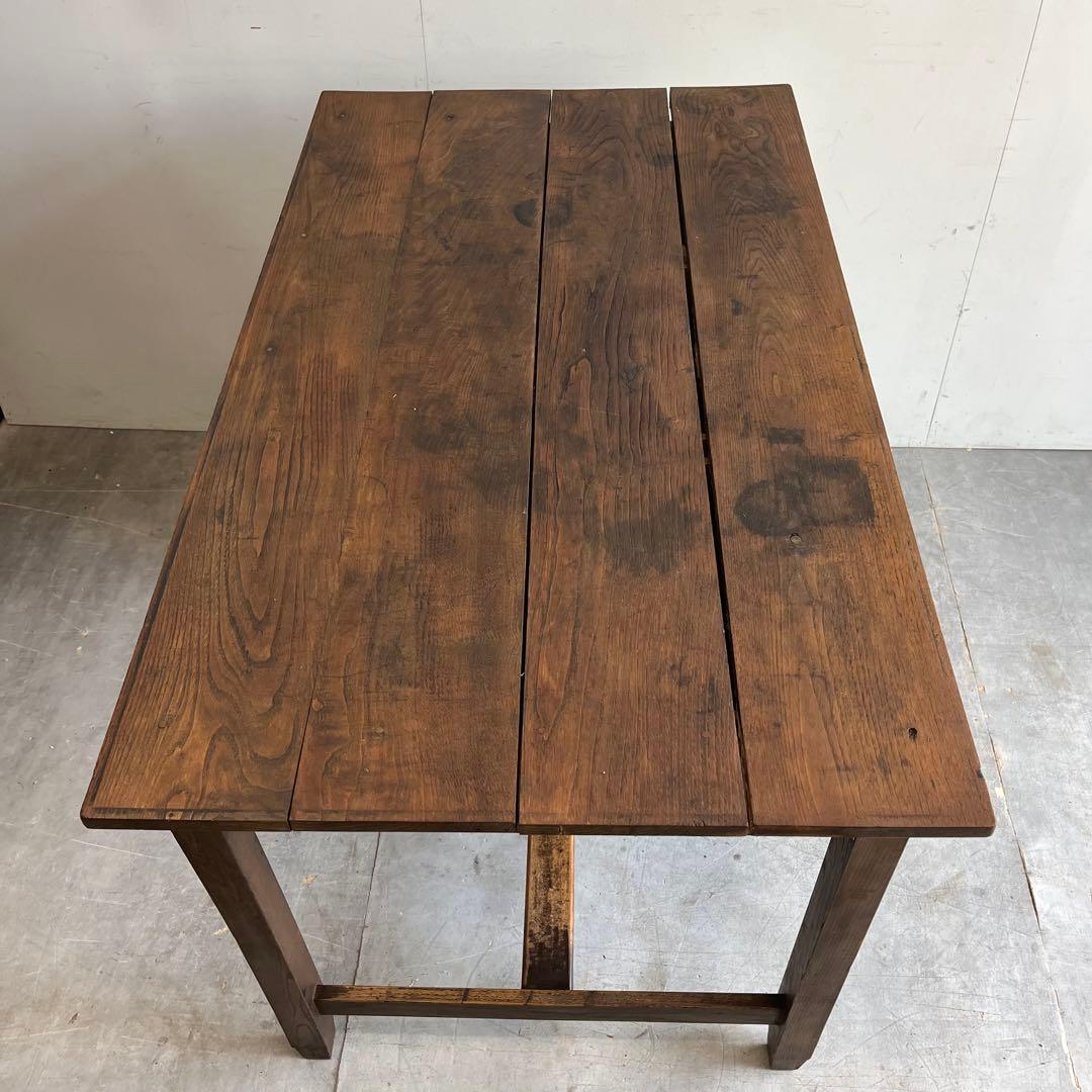 アンティーク 片袖机 デスク テーブル 昭和レトロ z483