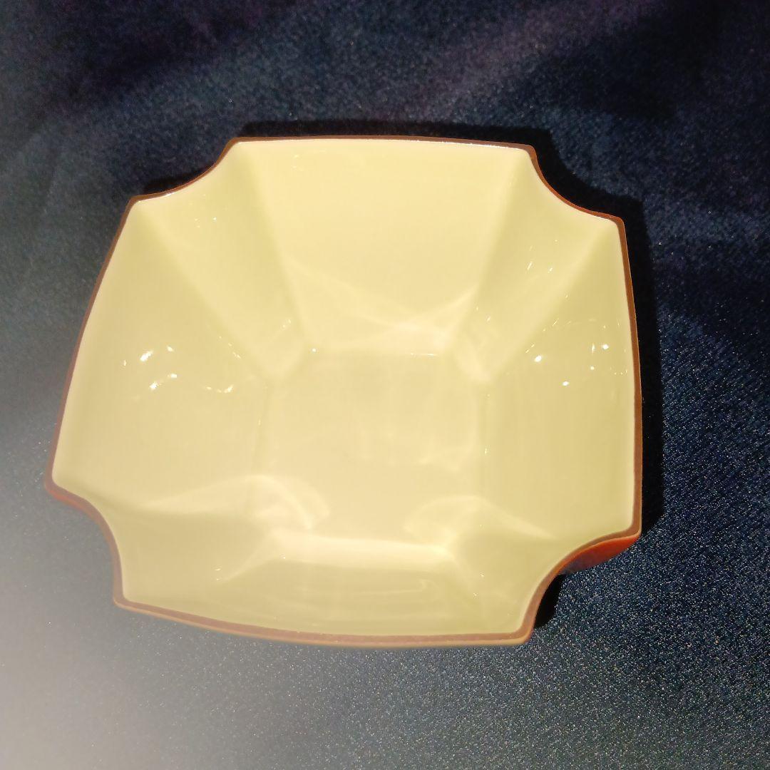 深川製磁 百年庵 茶灰釉赤 小どん 丼 小丼 鉢 5客 箱付