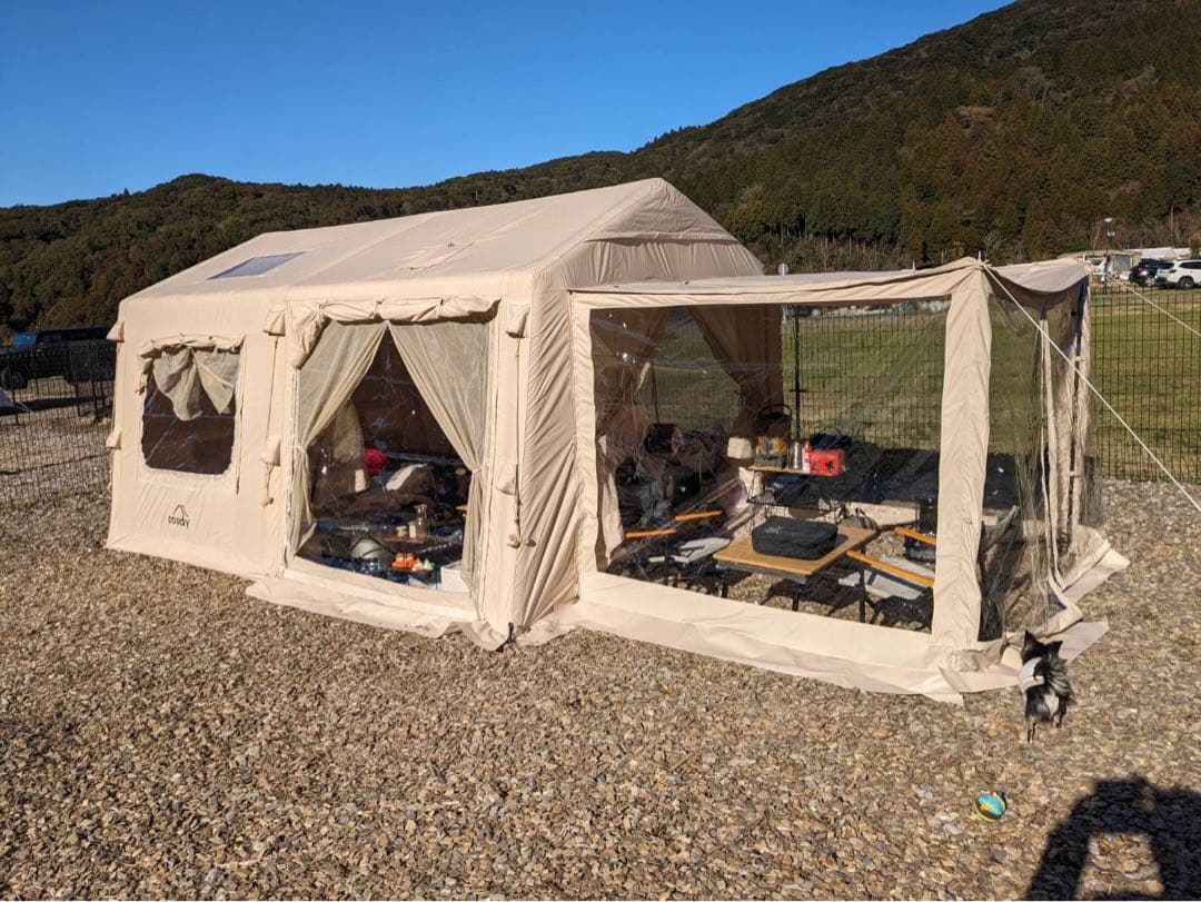 coody メッシュ窓付きテント roomy(ルーミィー) エアーテント
