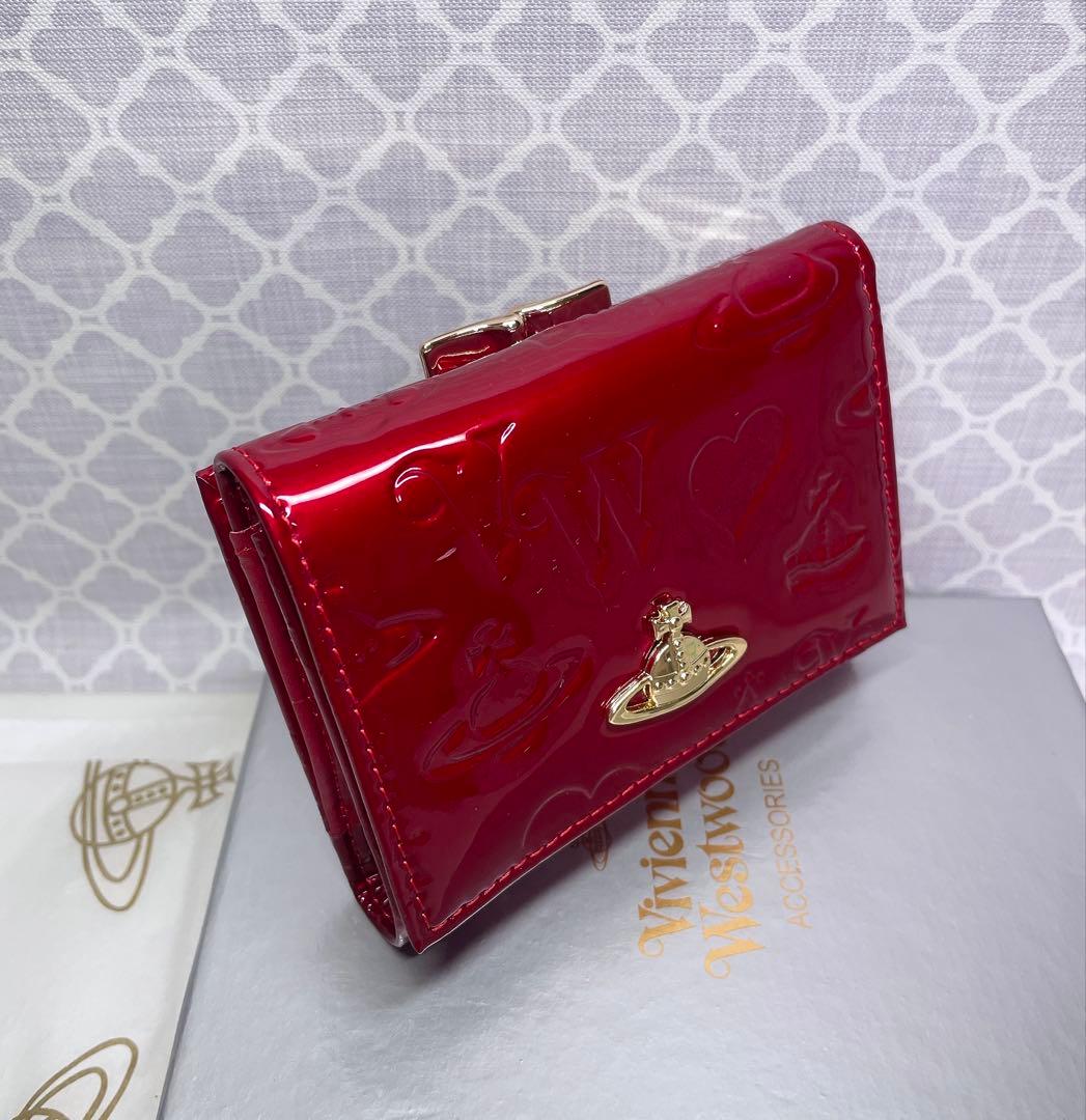 【大人気✨️ショッパー付き】新品 Vivienne Westwood 赤エナメル