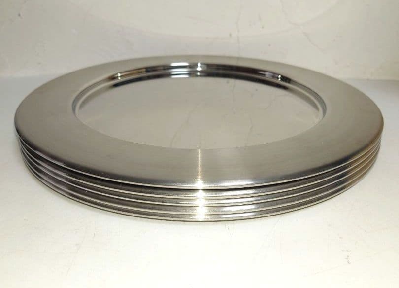 【5枚】イッタラ  ステンレス プレート 北欧 キャンドルプレート