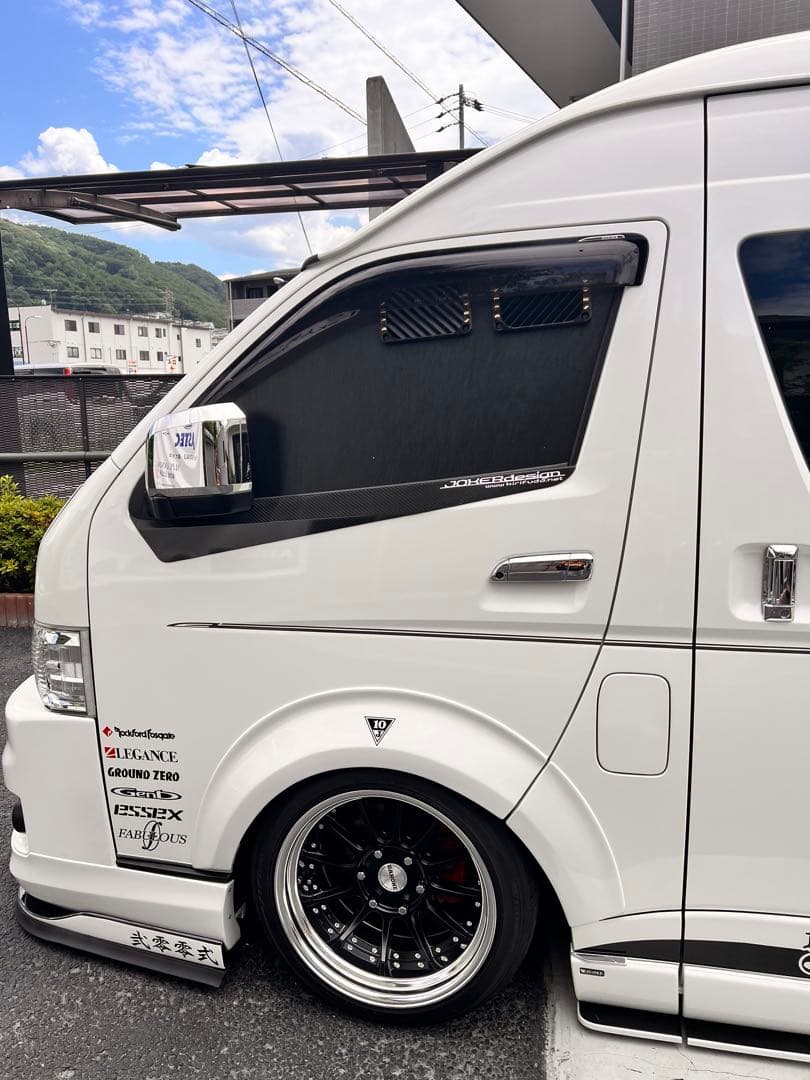 ハイエース用 エコフロー ウェーブ 2 . 3 吸換気ダクト 組立済み 即納