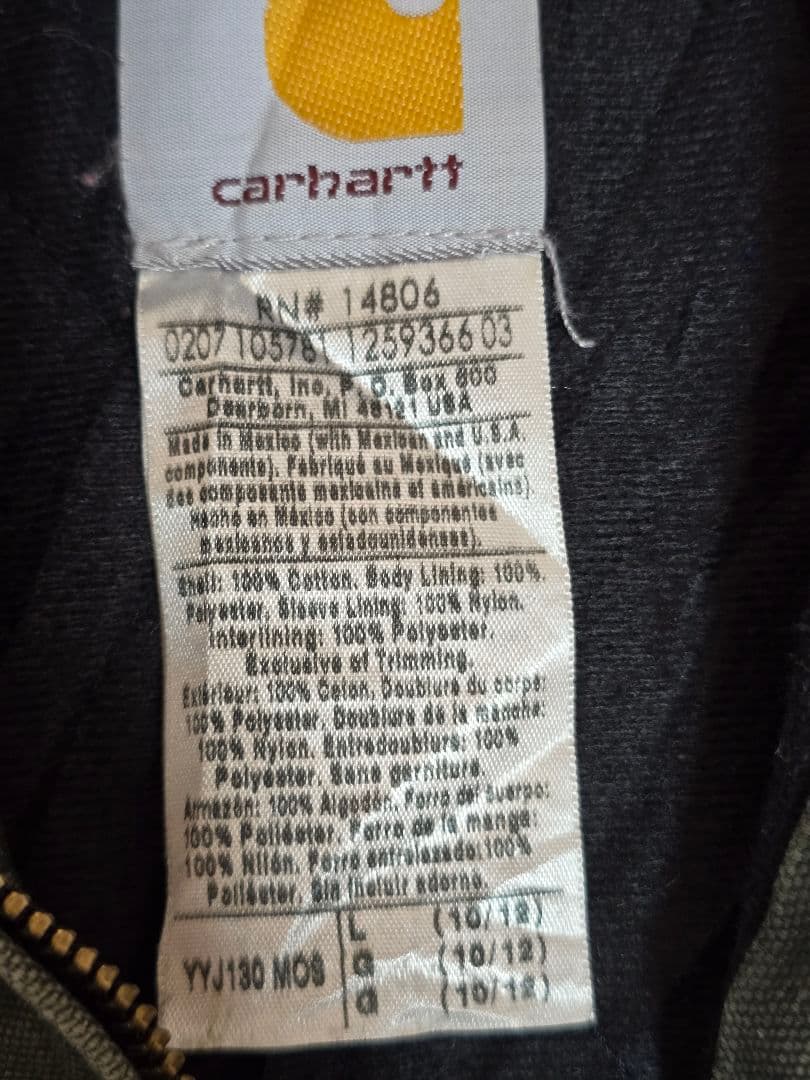 2000s usa製 Carhartt アクティブジャケット MOS