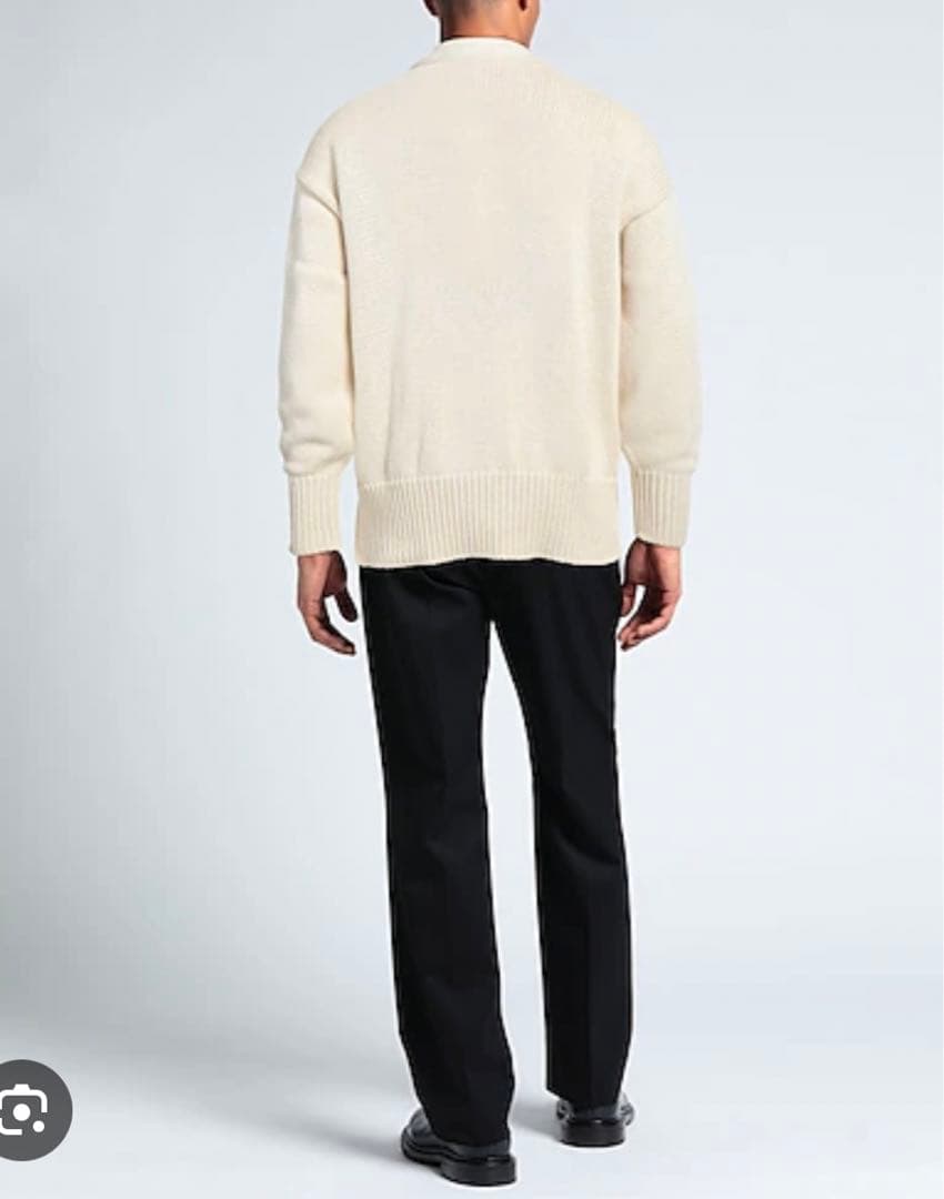 （りんりん）JIL SANDER ロゴ刺繍カーディガン