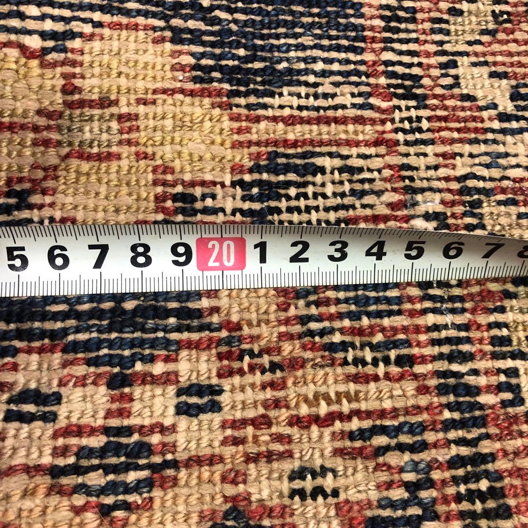 ペルシャ絨毯 ペルシャヴィンテージラグ 195x80 手織り オールド