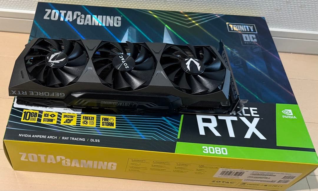 グラフィックボード・グラボ・ビデオカード ZOTAC GAMING GeForce RTX 3080 Trinity OC