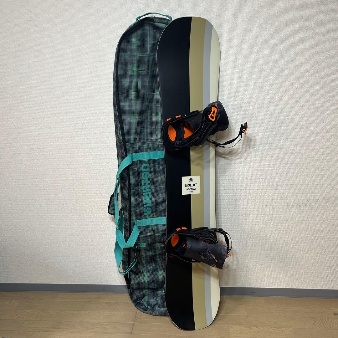 ビギナー・中級者向け| RIDE AGENDAスノーボード [ボードバッグ付]
