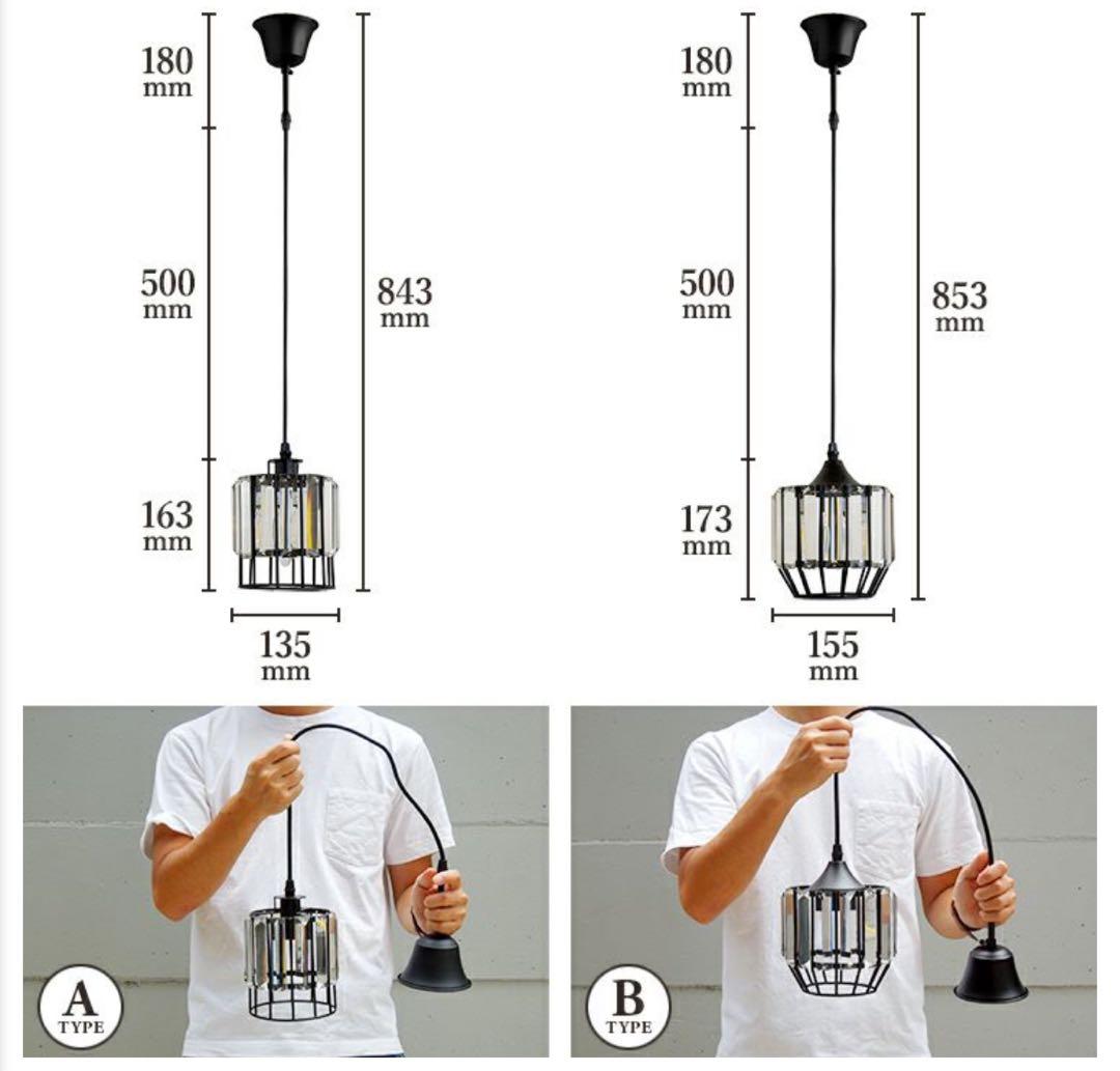 美品 アイアンとベベルドグラス ペンダントライト Noel (ノエル) 3個