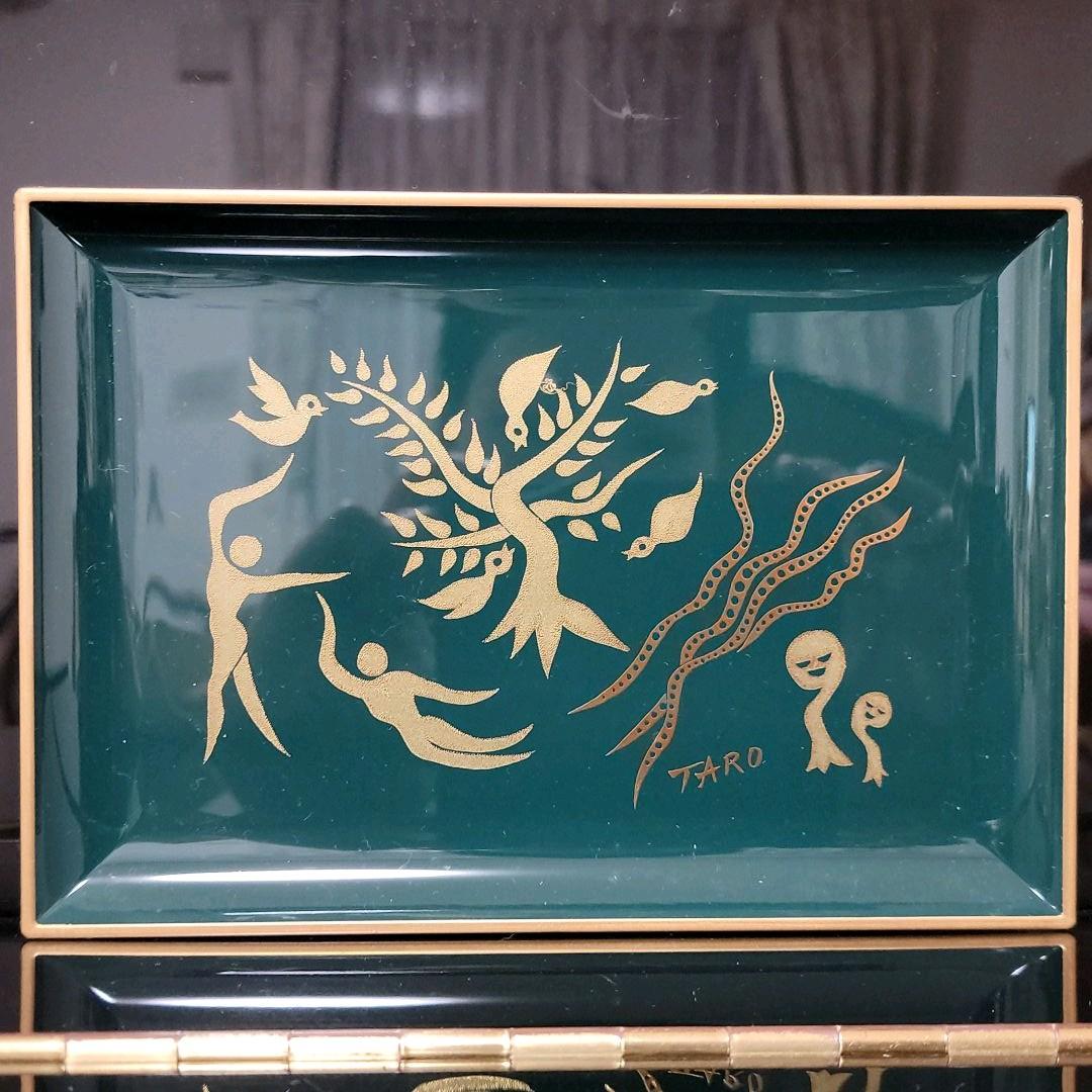 【未使用】箱○　岡本太郎　皿　森の神話シリーズ　樹脂トレー